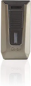 Colibri Slide Double-Jet Lighter - Gunmetal + Matte Black