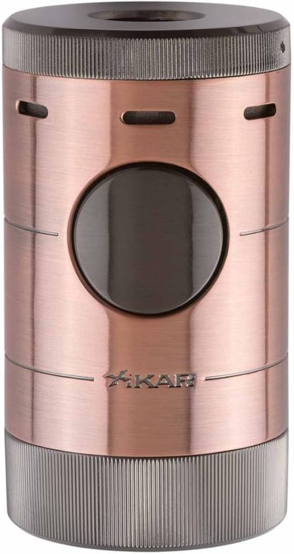 Volta Quad Flame Tabletop Cigar Lighter in an Attractive Gift Box Warranty Bronze