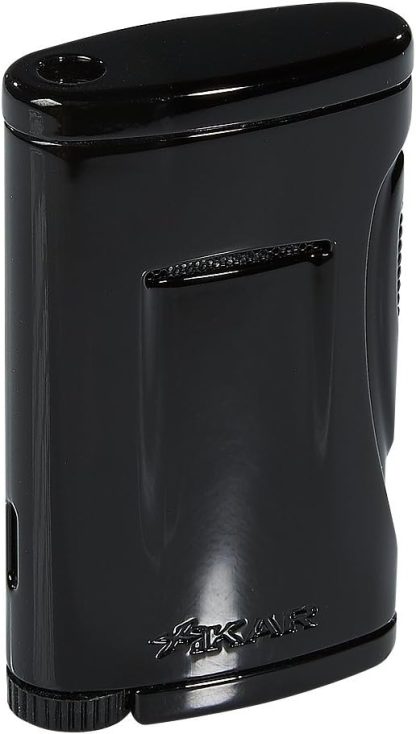 Xikar Xidris Single Jet Flame Lighter, High-Performance, Direct Inject Flame Technology, Black