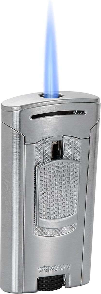 Xikar Astral Single Jet Flame Cigars Wind Resistant EZ Adjustment and View Fuel Window High Altitude Tested