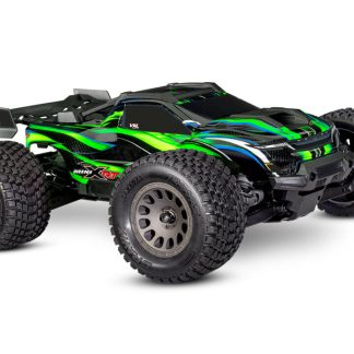 Traxxas Mini XRT VXL brushless truck RTR Green complete with 2S lipo battery & USB charger