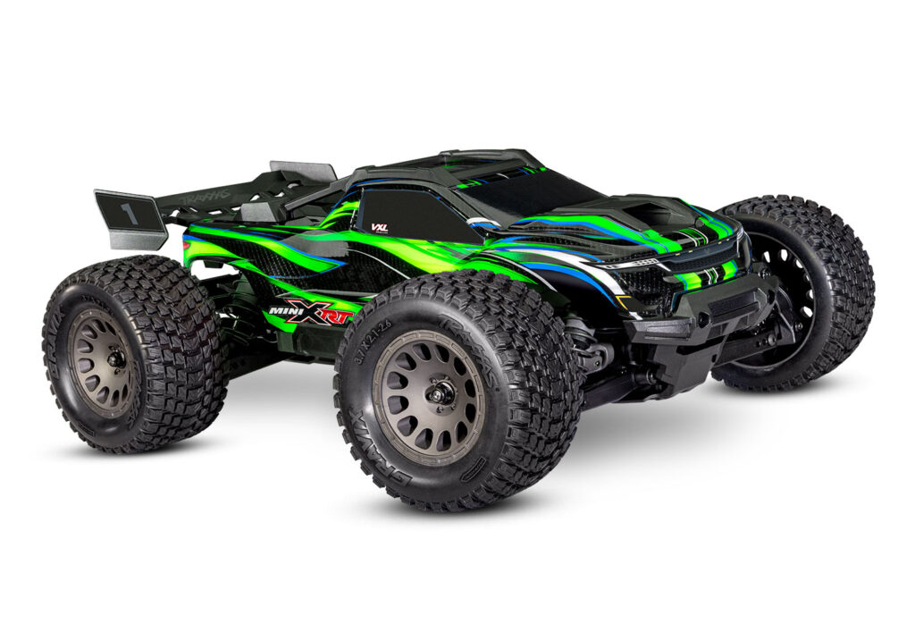 Traxxas Mini XRT VXL brushless truck RTR Green complete with 2S lipo battery & USB charger