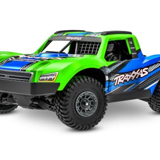 Traxxas Mini Slash BL-2s Brushless 4WD Short Course Truck 2.4 GHz Green Includes Traxxas 3500 mAh 2-cell lipo and lipo charger