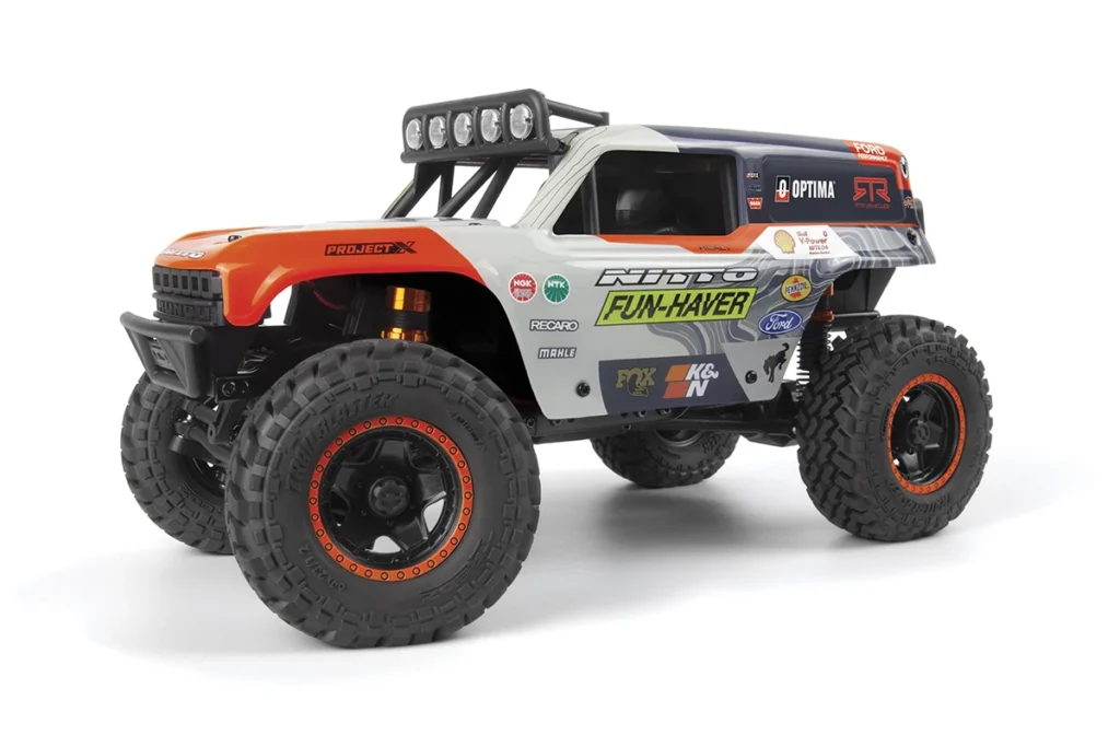 HPI Racing Venture18 brushed U4 Ford Bronco 4400 Loren Healy complete with 600mAh 7.4V LiPo battery and USB charger