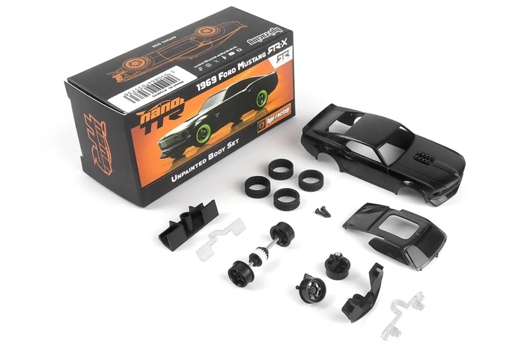 HPI Racing nano-TTR 1969 Ford Mustang RTR-X Unpainted Body Set