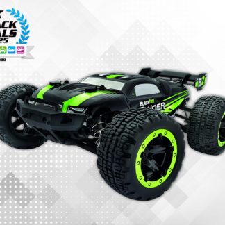BlackZon Slyder ST Turbo 1/16 4WD Brushless Electric Stadium Truck Green complete with 1000mAh Lipo battery and charger – 50 km/h