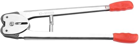 Jarchii Packing Pliers, 3mm Thick Packing Pliers Manual Strapping Machine Paper Double Packer Flexible Rotary Pliers Mouth for Strapping Sealing and Packing