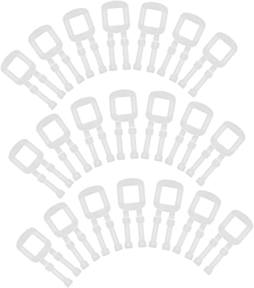 MUELODSIC Pack of 100 Transparent Plastic Strapping Buckles PP PE Material Manual Packaging Clips for Versatile Cardboard and Parcel Tape Attachment for Shipping and Storage