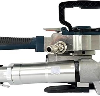 Steel Strapping Machine, B19 Pneumatic Strapping Tool Packing Machine 3500N Handheld Brick Factory Bundling Machine 13-19 mm, Portable Strapping Set