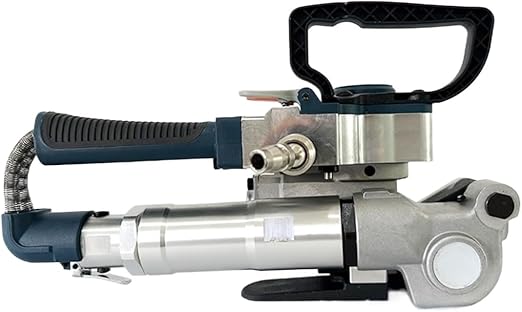 Steel Strapping Machine, B19 Pneumatic Strapping Tool Packing Machine 3500N Handheld Brick Factory Bundling Machine 13-19 mm, Portable Strapping Set