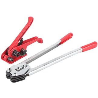 Strap Tensioner Strapping, Manual PP/PET Plastic Tape Tensioner Sealing Device, Easy Grip Sealing Packing Tool Set for Sealing and Packing Strapping Bands