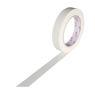 Scorprotect Masking Tape Professional Painter's Masking Tape for Indoor Use (19 mm x 50 m)