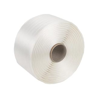 Kortpack 031.0206-1 Roll 19 mm Polyester Strapping Tape | 600 m | Tensile Strength: 550 kg | Core Diameter: 76 mm