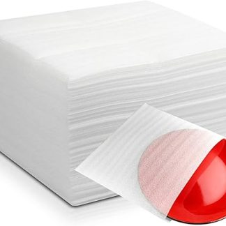 Foam Film Packaging Material 20 cm x 20 cm Pack of 100 Bubble Wrap Moving Boxes Moving Paper Foam Packaging Moving Material Cushion Foam Bags for Moving Tableware Storage (100)