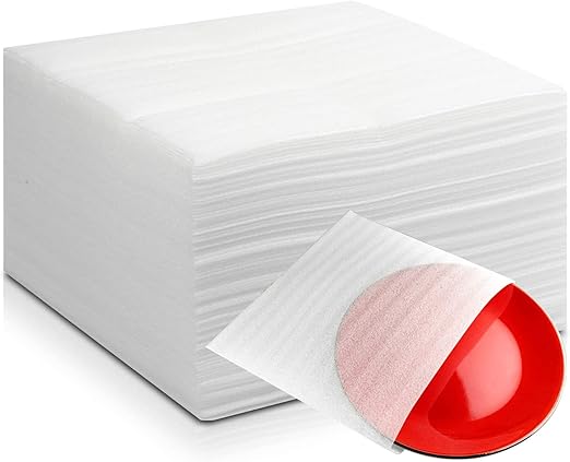 Foam Film Packaging Material 20 cm x 20 cm Pack of 100 Bubble Wrap Moving Boxes Moving Paper Foam Packaging Moving Material Cushion Foam Bags for Moving Tableware Storage (100)