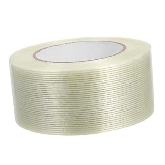 ULTECHNOVO Glasfaserklebeband Paketband Für Den Versand Glasfaser Verpackungsband Umreifungsband Strapazierfähiges Versand Umreifungsband Glasfaserverstärktes Band Gitterband