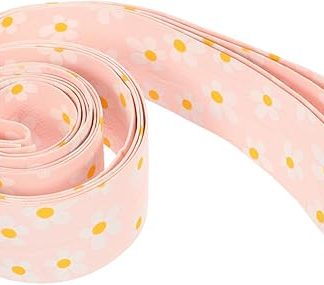 STOBOK Bedrucktes Band Kopfbedeckungsband Bastelband Schleifenband Diy-band Aus Polyestermaterial Zum Binden Von Nähten Umreifen Verpacken Schneidern Mit Blumenmuster Für Geschenke