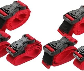 GALPADA Pack of 6 Luggage Buckle Straps Charging Stand Mounting Supports Belt for Buckle Packing Straps Travel Straps Luggage Bag Straps Camping Buckle Strap Suitcase Packaging Strap Strapping Packing