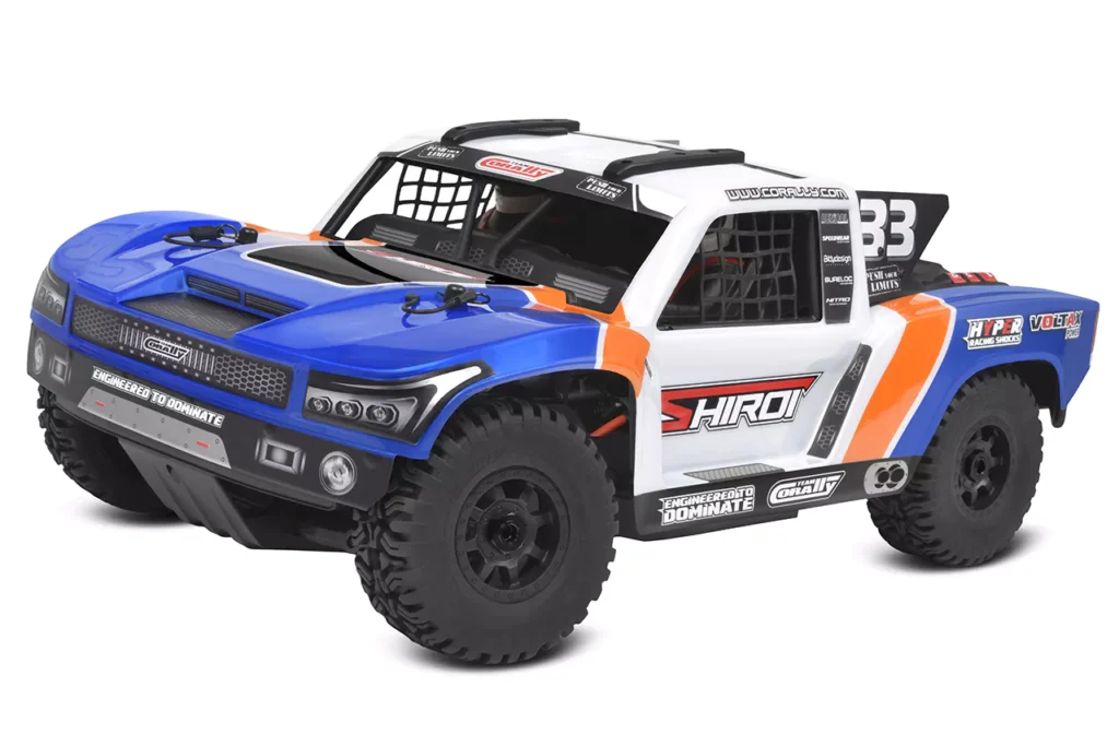Team Corally SHIROI XP 6S Roller Short Course Truck Blue (without motor, controller, servo, transmitter set)