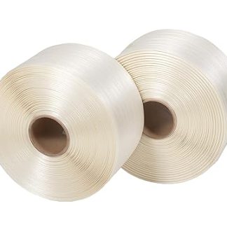 Kortpack 2 Rolls 16 mm Polyester Strapping Tape | 850 m | Tensile Strength: 450 kg | Core Diameter: 76 mm (031.0200)