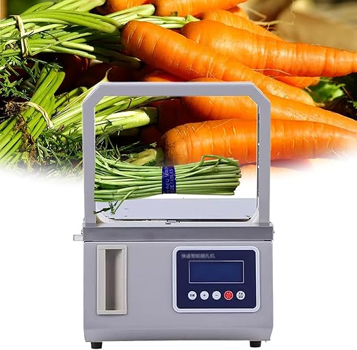 YXLMWZRY Vegetable Strapping Machine Fast Strapping Tool Packaging Smart Supermarket Automatic Induction Strapping Hot Melt OPP Tape Strapping Machine