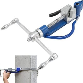 ZIENNHU Strapping Kit, Heavy Duty Strapping Tool with Tensioning Tool for Cutting 1.2mm Steel Straps, Metal Strapping Tool, Multi-Use for Packaging