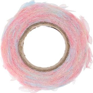 LOLIPPYY Blumenmuster Voileband Dekoratives Band DIY Kopfbedeckungsband Haarschmuckband Für Nähen Umreifen Verpacken Und Schneidern Mit Feiner Verarbeitung Und Guter Textur