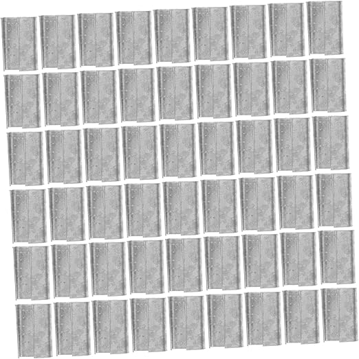 Ipetboom Galvanisierte Stahl bandklemmen Manuelle Verpackungsband schnallen für Pet umreifung Robuste Metall banding Clips Vielseitig Einsetzbar für Sicheres Verpacken und Strapping