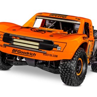 Traxxas Unlimited Desert Racer 4WD Race Truck RTR TSM 2.4Ghz Orange FOX 1 with LED set – without battery and charger