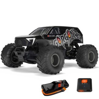 ARRMA 1/10 GORGON 2WD RTR Brushed Monster Truck Gun Metal complete with battery and charger (Version 2025/2026)