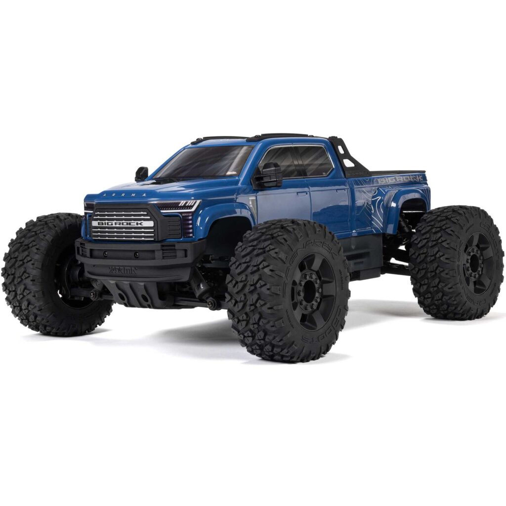 ARRMA 1/10 Big Rock 223S DSC 4X4 Brushless Monster Truck RTR Blue (Version 2025)