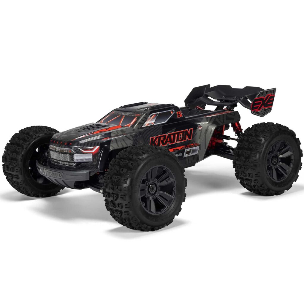 Arrma 1/8 Kraton 6S V6 EXB 4X4 RTR Brushless Speed Truck Black Version 2025