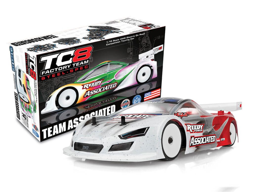 Team Associated TC8 Steel Spec Team Kit 1/10 Touring Car (Kit Version)