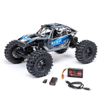 Axial 1/18 UTB18 Capra 4WS 4WD Trail Buggy RTR Blue with battery and charger (Version 2025)