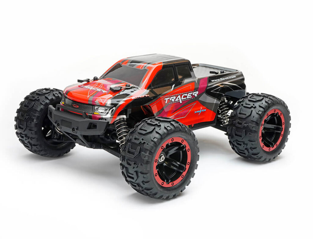 FTX TRACER 1/16 4WD Electro brushed Monster Truck RTR – Red