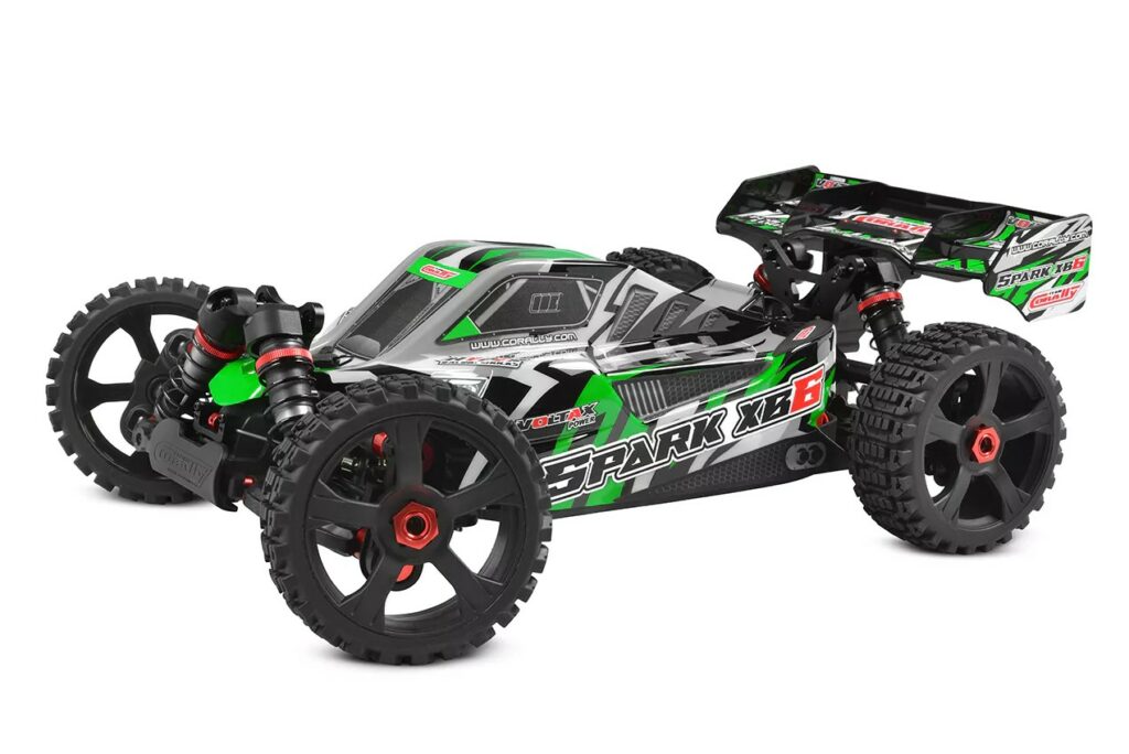 Team Corally SPARK XB-6 6S Brushless Power RTR Green without battery and charger