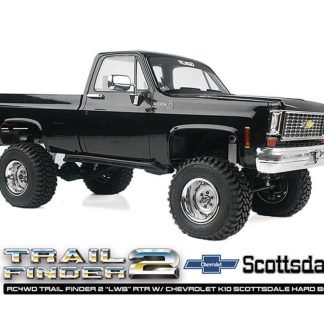 RC4WD Trail Finder 2 LWB RTR With Chevrolet K10 Hard Body Black