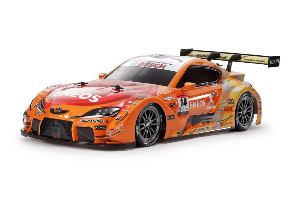 Tamiya onroad 1/10 ENEOS X Prime GR Supra RC car (with motor and controller)