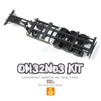 Orlandoo Hunter Model 1/32 Container Skeletal Trailer Kit for OH32T01 SCANIA R650