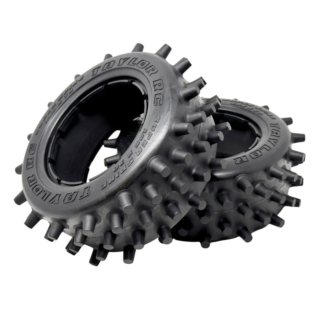 Taylor 195mm Spike Tires with Foam Inserts (2 pcs)