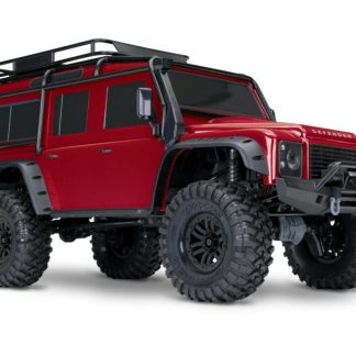 Traxxas TRX-4 Traxxas Land Rover Defender “Clipless Body” Crawler Red RTR (Version 2025)