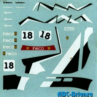 ABC DECAL ABCDEC05 FERRARI 348 TS INECO CHALLENGE 1994 N.18 IVAN BENADUCE