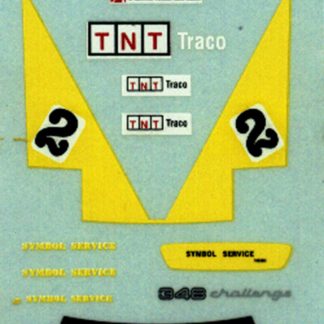 ABC DECAL ABCDEC01 FERRARI 348 TB TNT TRACO CHALLENGE 1994 N.2 GIANLUCA GIRAUDI