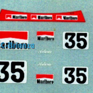ABC DECAL ABCDEC08 FERRARI 348 TB MARLBORO CHALLENGE 1994 N.35 MERZARIO