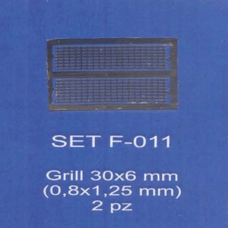 ABC ACCESSORI-SPARE PARTS SETF011 RETE - GRILL  30 X 6 mm.(2 PCS)