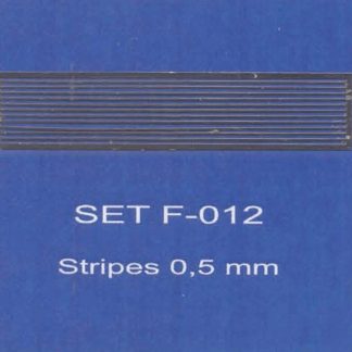 ABC ACCESSORI-SPARE PARTS SETF012 STRISCESTRIPES MM. 0,5 (10 pz -1 set)