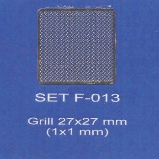 ABC ACCESSORI-SPARE PARTS SETF013 RETE-GRILL 27x27 mm. (hole 1x1 mm) (1 set)