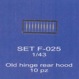 ABC ACCESSORI-SPARE PARTS SETF025 CERNIERA CHIUDICOFANO-OLD HINGE STRIPE BONNET