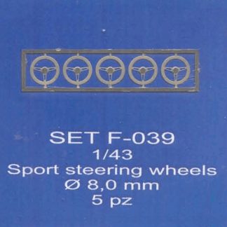 ABC ACCESSORI-SPARE PARTS SETF039 VOLANTE SPORTIVO/SPORT STEERING WHEEL Ø8 MM.(5