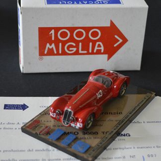 ABCxBRUNERI 1938  ALFA ROMEO 3000 XII MILLE MIGLIA 1938 BIONDETTI - STEFANI # 143